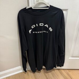 Adidas Basketball Long Sleeve T Shirt Men 2XL